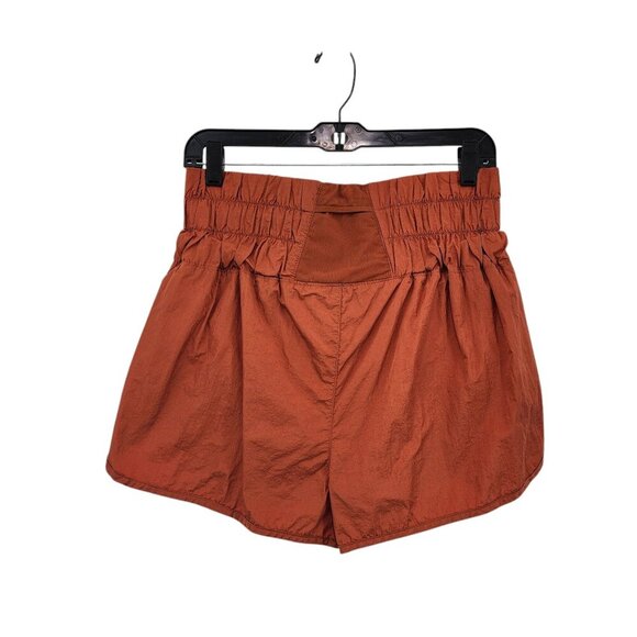Free People Movement Women's Way Home Shorts Russet Orange Sz L - Picture 5 of 10